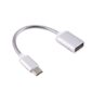 ​pazari4all-ΜΕΤΑΤΡΟΠΕΑΣ USB 3.1 TYPE-C MALE ΣΕ USB 3.0 FEMALE OTG CABLE (SILVER)