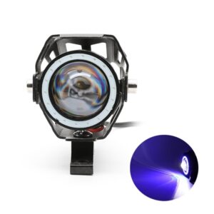 ​pazari4all-Αδιάβροχος προβολέας μοτοσυκλέτας Cree LED U7 mini Angel Eye
