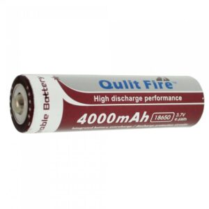 pazari4all.gr-Επαναφορτιζόμενη μπαταρία Qulit Fire 18650 3,7V 4000mAh 9.6wh - OEM