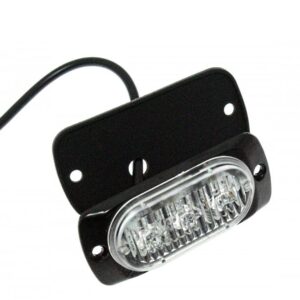 Φανάρι strobe LED λευκό με διαφορετικές λειτουργίες 12V/24V 3 SMD IP66 OEM-pazari4all.gr
