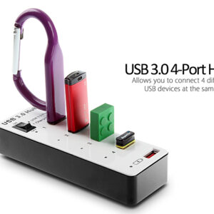 pazari4all.gr-USB 3.0 HUB 4+1 Θυρών BYL-3011 - ΟΕΜ