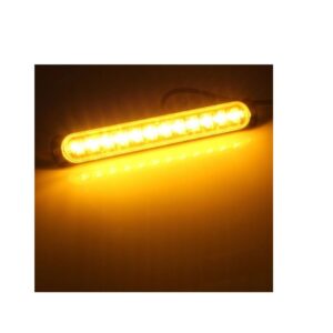 pazari4all.gr-Φανάρι strobe LED πορτοκαλί με 22 λειτουργίες 12/24V 12 SMD-OEM