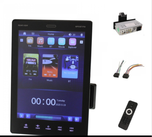 pazari4all.gr-Oθόνη αυτοκινήτου 1DIN Bluetooth με TFT HD οθόνη αφής 9.5" MP5 12V USB/AUX/FM/TF card 45W MirrorLink 9510 OEM