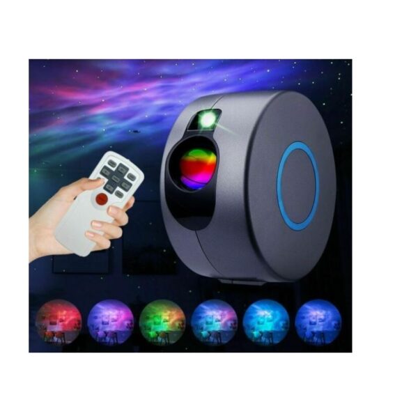 PAZARI4ALL.GR-Nebula Star Projector LED 2.0 Προτζέκτορας Αστεριών Galaxy Κινούμενου Νεφελώματος-OEM