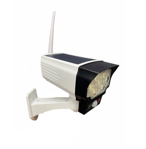 pazari4all.gr-Ηλιακό Φωτιστικό 50LED COB σε Σχήμα Κάμερας & Αισθητήρα Κίνησης T-29 – Λευκό - OEM