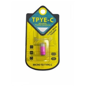 PAZARI4ALL.GR-ΜΕΤΑΛΛΙΚΟΣ ΜΕΤΑΤΡΟΠΕΑΣ MICRO USB TO TYPE-C PINK - OEM