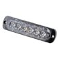 PAZARI4ALL.GR-Φανάρι led 18W 6 LED Car Strobe Lights Bar 12V-24V Emergency Warning Flashing Lamp Κόκκινο-Μπλέ - ΟΕΜ