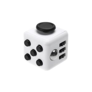 PAZARI4ALL.GR-ANTI STRESS FIDGET CUBE 6 SIDES ΜΑΥΡΟ ΑΣΠΡΟ-OEM