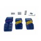 pazari4all.gr-Πεταλιέρες kit μπλέ με κίτρινες και κόκκινες λεπτομέριες αλουμίνιου R3000 momo – ΟΕΜ