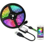 PAZARI4ALL.GR-ΤΑΙΝΙΑ USB LED LIGHT TV STRIP LIGHTS 5050 RGB 5M RIXME - OEM