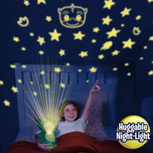 PAZARI4ALL.GR-Starry Teddy Προτζέκτορας Αστεριών, Λούτρινο Μονόκερο 30cm & Νυχτερινό Φωτιστικό LED Νανουρίσματος – Μονόκερος - ΟΕΜ