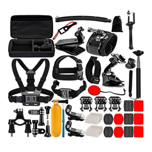 PAZARI4ALL.GR-Σετ Βαλιτσάκι Αξεσουάρ 50 σε 1 για Action Cameras Puluz PKT39 - OEM