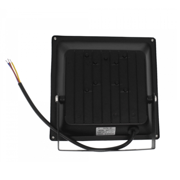 pazari4all.gr-LED αδιάβροχος προβολέας dimmable 20W 220V RGB 1800LM IP66 με τηλεχειριστήριο μαύρος - OEM