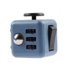 PAZARI4ALL.GR-ANTI STRESS FIDGET CUBE ΑΓΧΟΛΥΤΙΚΟΣ ΚΥΒΟΣ ΜΑΥΡΟ-ΤΥΡΚΟΥΑΖ - OEM