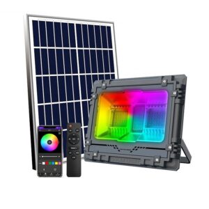 pazari4all.gr-Smart Ηλιακός Προβολέας 800W RGB App Κινητού 95 LED & Χρονοδιακόπτη OEM.