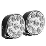 pazari4all.gr-Φώτα ημέρας Στρογγυλά 9 LED Σετ 2 pcs OEM.