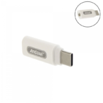 PAZARI4ALL.GR-Αντάπτορας ακουστικών Type C αρσενικό σε 3.5mm Jack θηλυκό λευκός Q-ZH50 Andowl