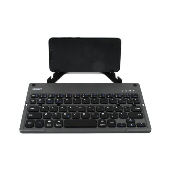 pazari4all.gr-Mini Αναδιπλούμενο Bluetooth Πληκτρολόγιο για Smartphone & Tablet QWK805