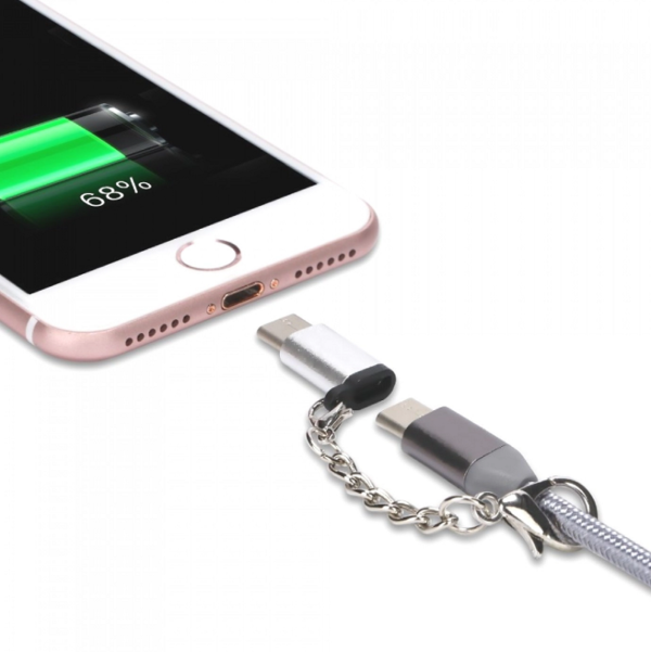 PAZARI4ALL.GR-USB Type C 3.1 αρσενικό σε Micro USB θηλυκό Q-Z04 Andowl