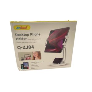PAZARI4ALL.GR-Αναδιπλούμενη σπαστή βάση στήριξης κινητού-tablet 4.7" έως 12.9" λευκή Q-ZJ84 Andowl