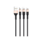 pazari4all.gr - Καλώδιο φόρτισης 3 σε 1 Type C, IOS, mini USB ΟΕΜ