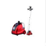 pazari4all - Ατμοκαθαριστής Ρούχων Δαπέδου 2000W με Δοχείο 1.6lt Κόκκινο Sokany SK-4002