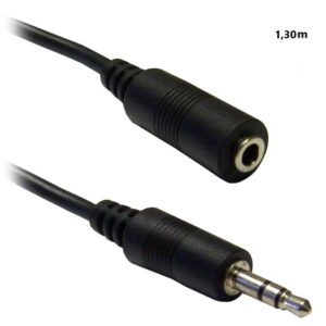 pazari4all - Καλώδιο Προέκτασης Ήχου Jack 3.5mm (Αρσενικό / Θηλυκό) Μήκος 1.30m - OEM