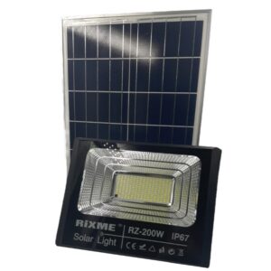 pazari4all.gr -Ηλιακός προβολέας 200W με πάνελ RIXME