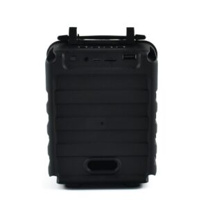 pazari4all.gr-Ασύρματο Bluetooth Ηχείο & Βάση Κινητού με Χρωματιστό LED Φωτισμό Andowl Q-YX2135 – Μαύρο