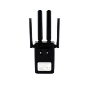 pazari4all.gr - Ασύρματο WiFi Repeater 300Mbps WPS Andowl Q-T83 Μαύρο