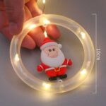pazari4all.gr-Χριστουγεννιάτικη Κουρτίνα Led – 10 Δαχτυλίδια με Φιγούρα - OEM