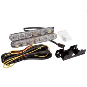 pazari4all.gr-Led φώτα ημέρας 2x36w Λευκό & Πορτοκαλί φλάς-OEM.