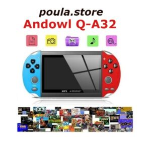 Φορητή 4,3" Gaming Κονσόλα 6gb Andowl Q-A32 με κλασικά παιχνίδια-pazari4all.gr