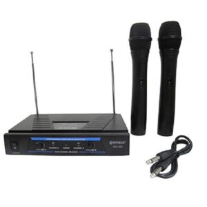 pazari4all.gr-Επαγγελματική Συσκευή Karaoke WG-006 VHF με Δύο Ασύρματα Μικρόφωνα - DIGITAL WVNGR