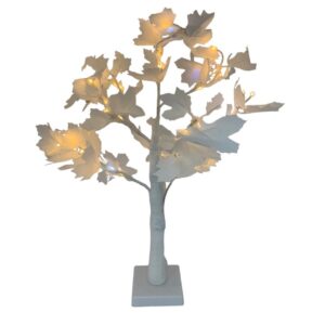 Διακοσμητικό Δέντρο με λαμπάκια LED Θερμό Λευκό - Λευκό Ψυχρό 50εκ-pazari4all.gr