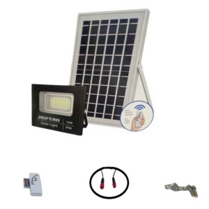 pazari4all.gr-Ηλιακός προβολέας LED 50 Watt  με φωτοβολταϊκό πάνελ και Τηλεχειριστήριο - OEM