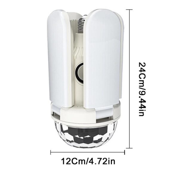 pazari4all.gr-Αναδιπλούμενη Led Λάμπα - Φωτιστικό Σε Σχήμα Ανεμιστήρα Με Ηχείο Bluetooth - OEM