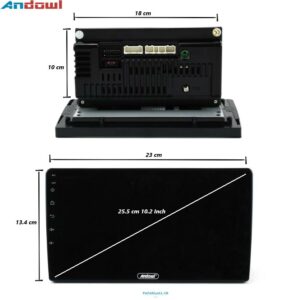 1 Din σε 2 Din 10″4Κ 1080p GPS WiFi Android Andowl Q-CA007-Pazari4all.gr