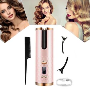 pazari4all.gr-Συσκευή για μπούκλες Ri Ye Electronic Hair Curler Ροζ - ΟΕΜ