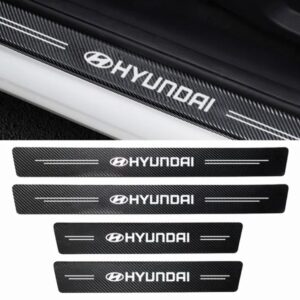 Σετ Προστατευτικά Εσωτερικά Μασπιέ Πόρτας HYUNDAI Carbon Style Αυτοκόλλητα-Pazari4all.gr