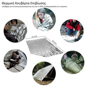 pazari4all.gr-Κιτ Επιβίωσης 11 σε 1 για Camping/Ταξίδια Outdoor -  OEM