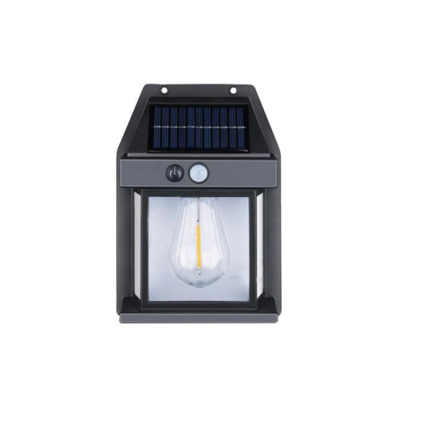 pazari4all.gr-Ηλιακό φως τοίχων IP65 BK-888 Μαύρο - OEM