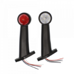 pazari4all.gr-Πλευρικά φώτα όγκου LED 12 SMD 10-30V IP65 κόκκινο και λευκό για φορτηγό σετ 2 τεμαχίων - ΟΕΜ
