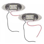 pazari4all - Φώτα όγκου LED αδιάβροχα με 6 SMD 24V 2W για φορτηγό/τρέιλερ ψυχρό λευκό 6000K IP66 2 τεμάχια - OEM