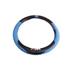 pazari4all.gr-ΚΑΛΥΜΜΑ ΤΙΜΟΝΙΟΥ ΔΕΡΜΑΤΙΝΗ BMW 37CM-39CM ΜΑΥΡΟ-ΜΠΛΕ-OEM.