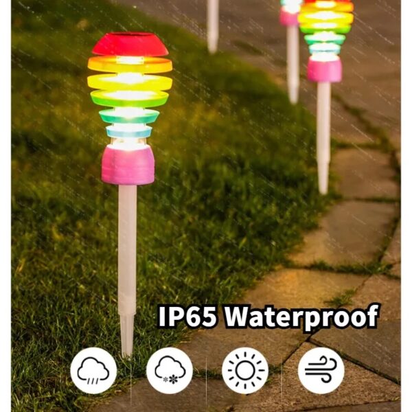 pazari4all -Ηλιακά φωτιστικά για γκαζόν Solar lawn light- 2τεμ. - ΟΕΜ