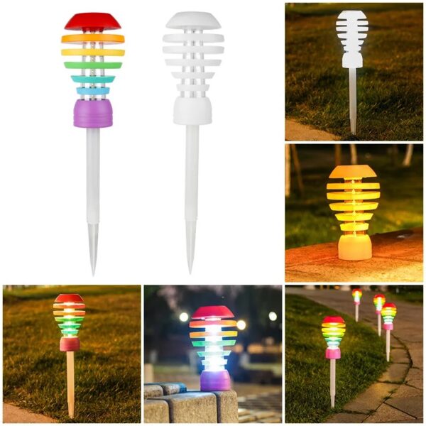 pazari4all -Ηλιακά φωτιστικά για γκαζόν Solar lawn light- 2τεμ. - ΟΕΜ