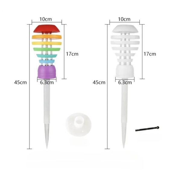 pazari4all -Ηλιακά φωτιστικά για γκαζόν Solar lawn light- 2τεμ. - ΟΕΜ