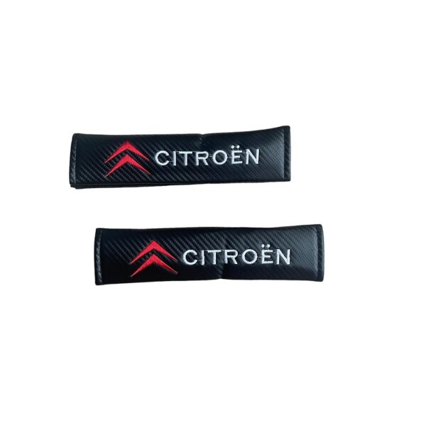pazari4all - Μαξιλαράκια Ζώνης Carbon CITROEN Σετ Χρώμα Μαύρο - ΟΕΜ