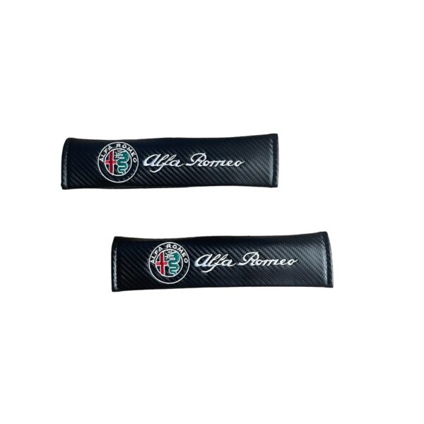 pazari4all - Μαξιλαράκια Ζώνης Carbon ALFA ROMEO Σετ Χρώμα Μαύρο - ΟΕΜ